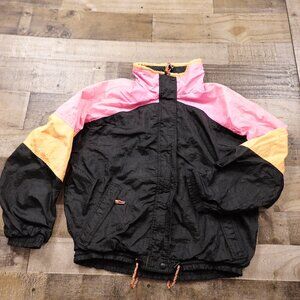 Vintage Helly Hansen Colorblock Windbreaker Jacket – Women's Size Large